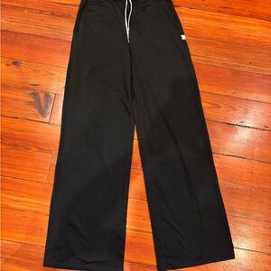 Black Wide-Leg Pants